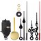 Silent Quartz Pendulum Clock Mechanism – Wall Clock Movement Repair Kit – DIY Replacement Parts for Swing Clock
